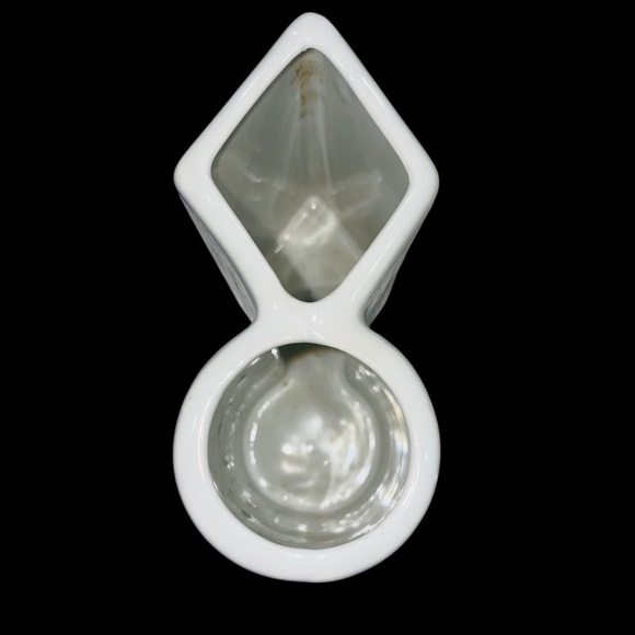 Antique Vintage Chinese Porcelain Brush Pot /Vase with Calligraphy Floral Design - Picture 11 of 13